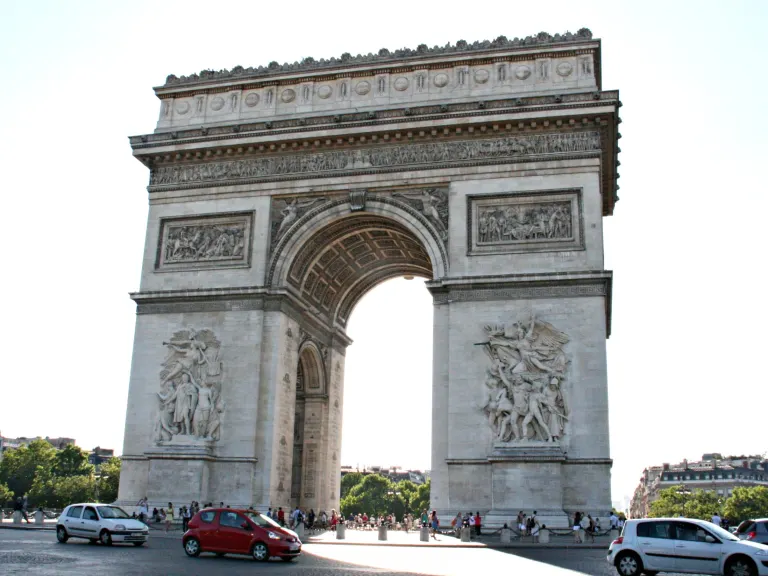 Image de l'arc de Triomphe à Paris.