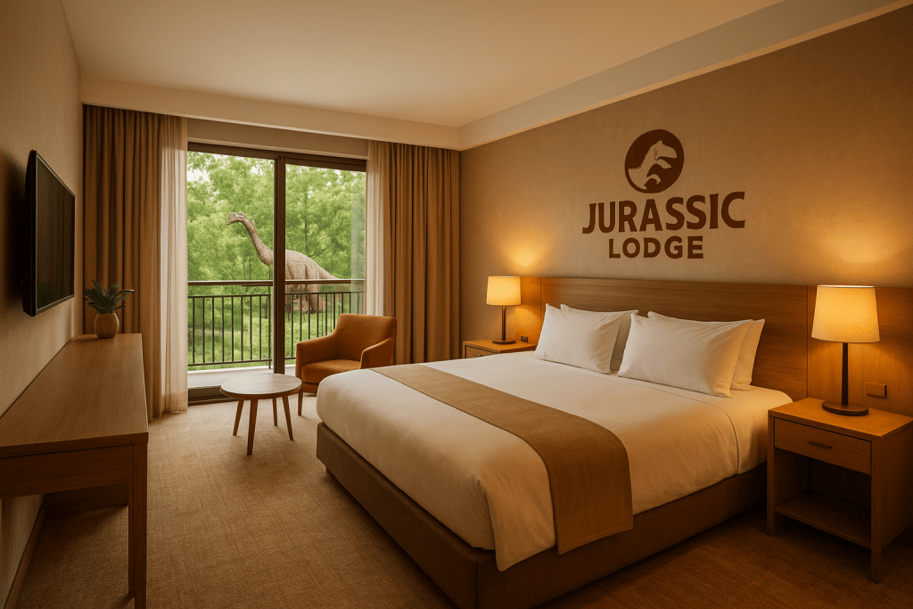 image IA chambre hotel intérieur
